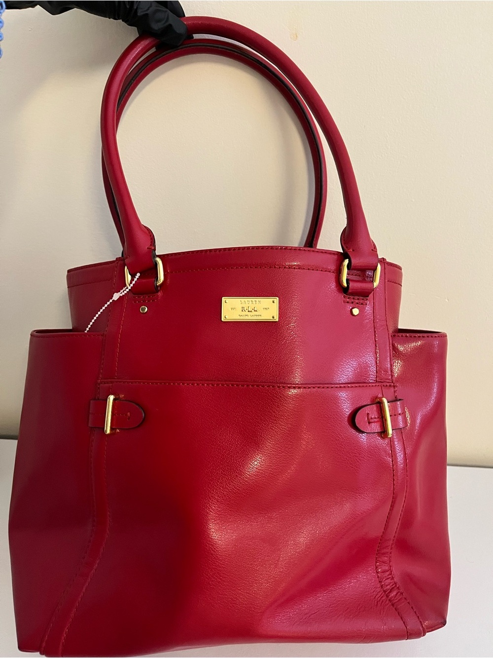 Ralph Lauren Leather Tote Bag